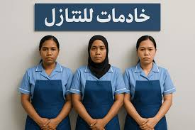 عاملات منزليات بنظام شهري